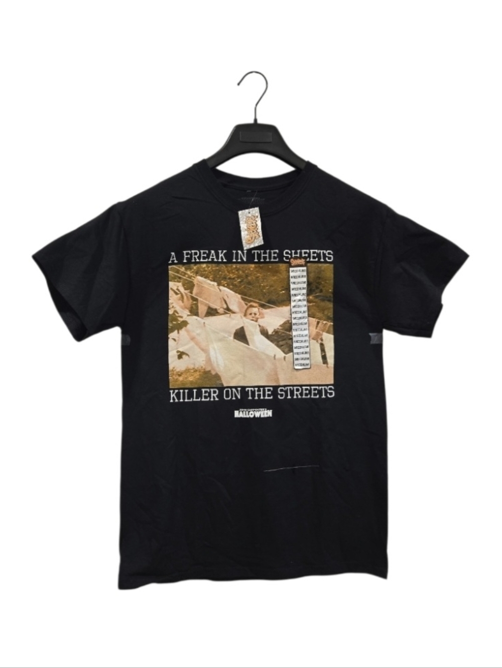 Spencer's Black Unisex Halloween Medium Graphic Tee
